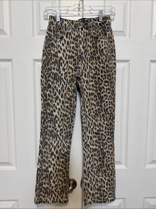 BDG Denim - BDG Leopard-Print Cropped Jeans in Tan & Black